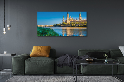 Canvas print Spain cathedral of the river