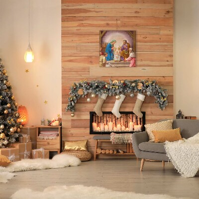 Canvas print Stable Christmas Jesus