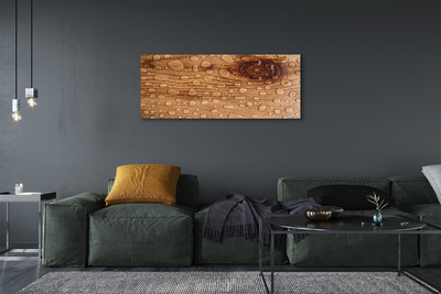 Canvas print Water timber drops