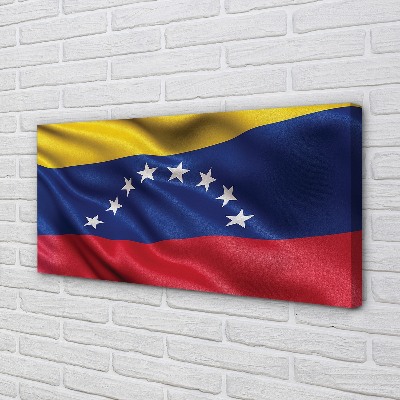 Canvas print Venezuela flag
