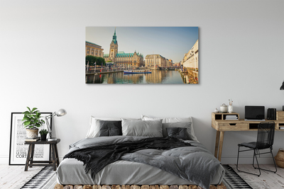 Canvas print Hamburg flow cathedral