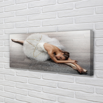 Canvas print White ballerina dress woman
