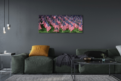 Canvas print United states flags