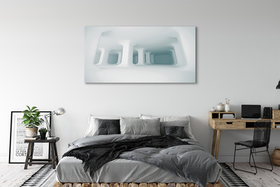 Canvas print White 3d support