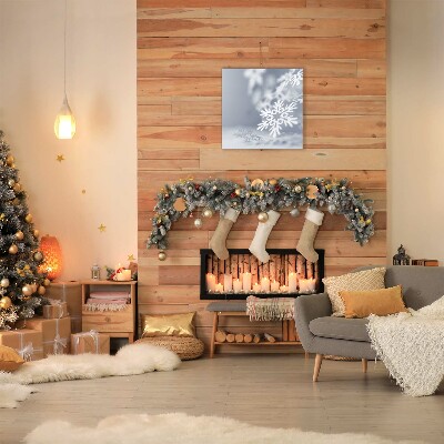 Canvas print Snowflake Christmas Decoration