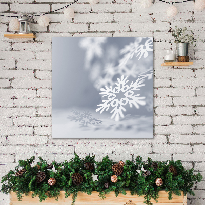 Canvas print Snowflake Christmas Decoration