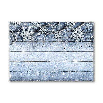 Canvas print Holy Snowflakes Winter Frost