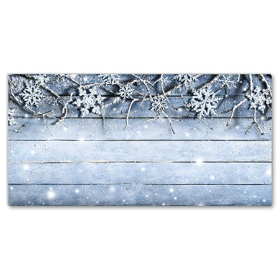 Canvas print Holy Snowflakes Winter Frost