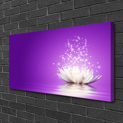Canvas print Lotus flower floral purple