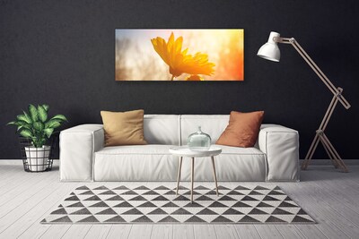 Canvas print Sunflower floral yellow