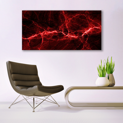 Canvas print Abstract art red