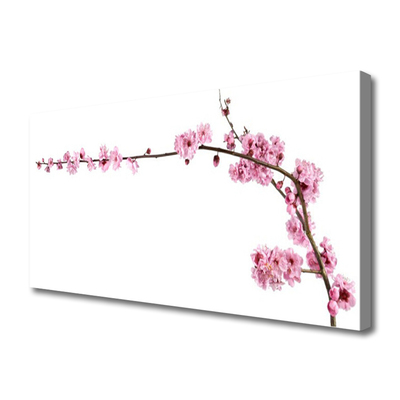 Canvas print Flowers floral pink white