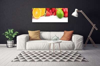Canvas print Fruit kitchen orange red green