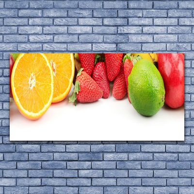 Canvas print Fruit kitchen orange red green