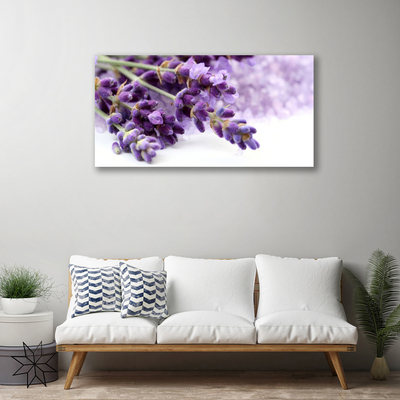 Canvas print Flowers floral purple