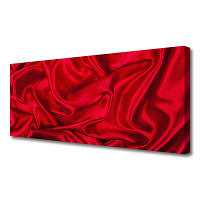 Canvas print Cashmere art red