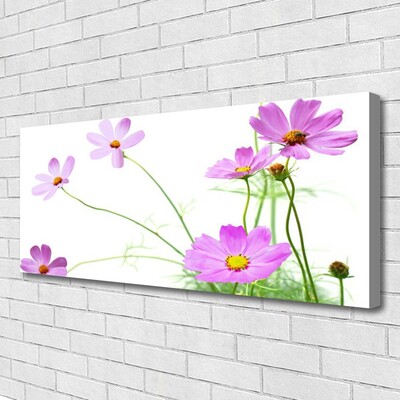 Canvas print Flowers floral pink green