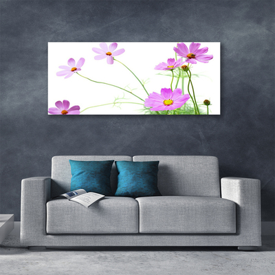 Canvas print Flowers floral pink green