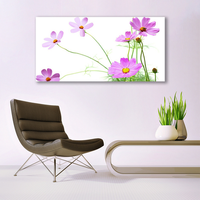 Canvas print Flowers floral pink green