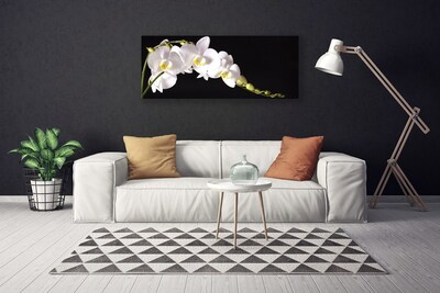 Canvas print Flowers floral white