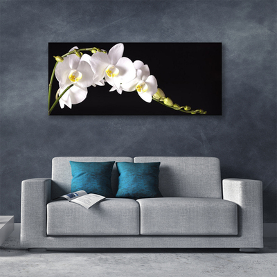 Canvas print Flowers floral white