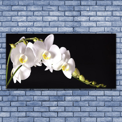 Canvas print Flowers floral white