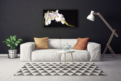 Canvas print Flowers floral white