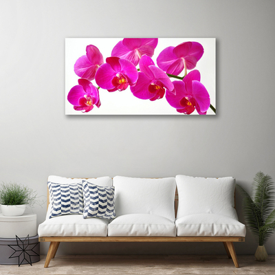 Canvas print Flowers floral red