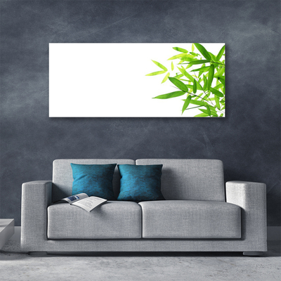 Canvas print Leaves floral green