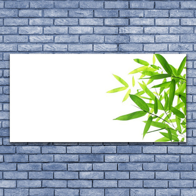 Canvas print Leaves floral green