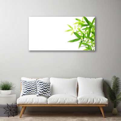 Canvas print Leaves floral green