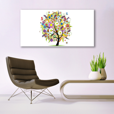 Canvas print Tree art multi