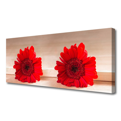 Canvas print Flowers floral red