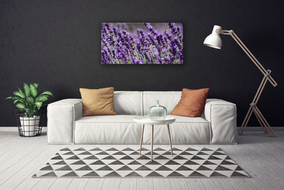 Canvas print Flowers floral purple