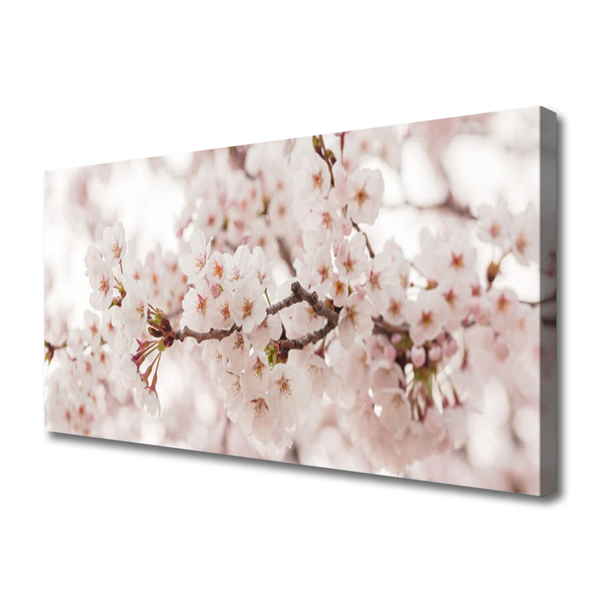 Canvas print Flowers floral white