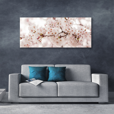 Canvas print Flowers floral white