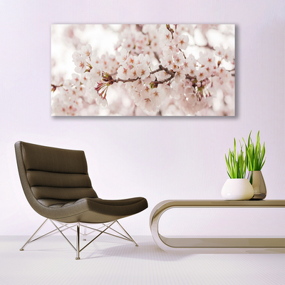 Canvas print Flowers floral white