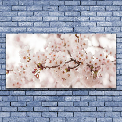 Canvas print Flowers floral white