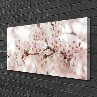 Canvas print Flowers floral white