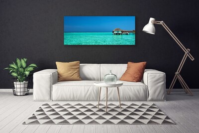 Canvas print Sea landscape blue