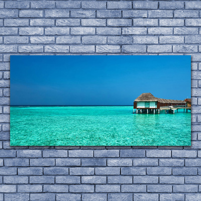 Canvas print Sea landscape blue