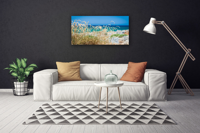 Canvas print Beach landscape brown