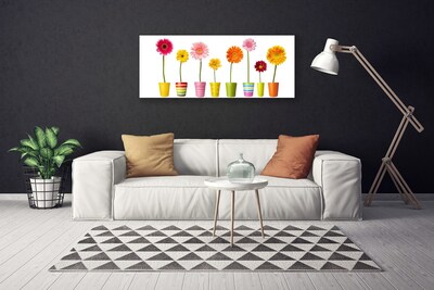 Canvas print Flowers floral multi