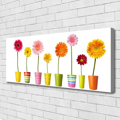 Canvas print Flowers floral multi