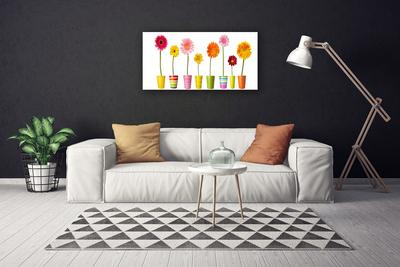 Canvas print Flowers floral multi