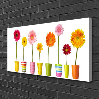 Canvas print Flowers floral multi