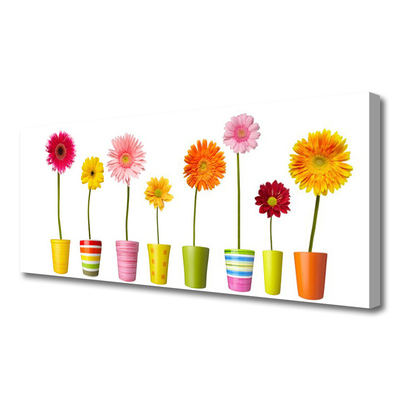 Canvas print Flowers floral multi