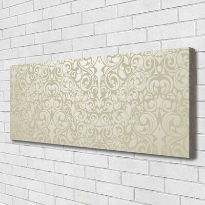 Canvas print Abstract art white