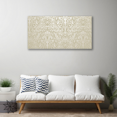 Canvas print Abstract art white
