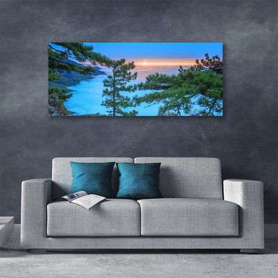 Canvas print Trees nature green